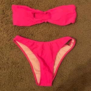 Vibrant Pink Bikini Set
